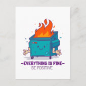 Wees positief inspirerend briefkaart (Voorkant)