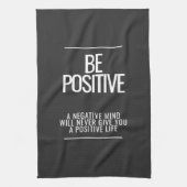 Wees positief keukenhanddoek (Verticaal)