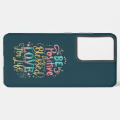 Wees positief offerte telefoon geval samsung galaxy hoesje (Linkerkant)