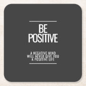 Wees positief Onderzetter (Voorkant)