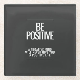 Wees positief Onderzetter