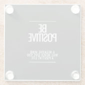 Wees positief Onderzetter (Achterkant)