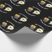 Wees positief, ongeacht wat wetenschap Pun Dark BG Cadeaupapier (Hoek)