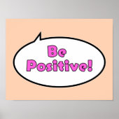 Wees Positief! Poster (Voorkant)