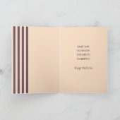 Wees positief schattige verjaardag Kaart voor vrie (Binnen)