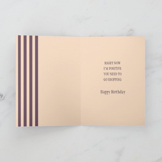 Wees positief schattige verjaardag Kaart voor vrie (Binnen)