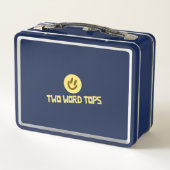 Wees positief T.W.T Lunch Box (Achterkant)