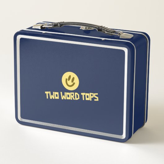 Wees positief T.W.T Lunch Box (Achterkant)