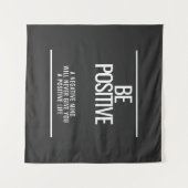 Wees positief wandtapijt wandkleed (Voorkant (horizontaal))