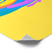 Wees positief, zelf Motivatie quotes: Poster (Hoek)