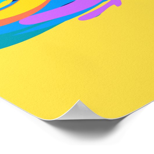 Wees positief, zelf Motivatie quotes: Poster (Hoek)