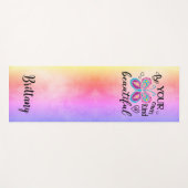 Wees prachtig als Waterverf van een buistoestel Yogamat (Voorkant (horizontaal))