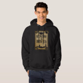 Wees Prachtig & Drink Thee Steampunk Hoodie (Voorkant volledig)
