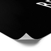 Wees pre-pear-ed Funny Pear in Rain Pun Dark BG Poster (Hoek)