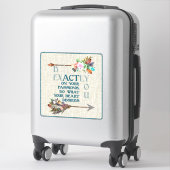 Wees precies jij | Boho Arrows | Inspiratie Sticker (Koffer)