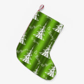 Wees prettig groen kerstfeest kleine kerstsok (Voorkant (Hangend))