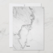 Wees prettig marmer-feestdag feestdagenkaart (Achterkant)