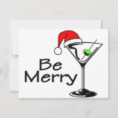 Wees prettige kerstMartini Feestdagenkaart (Voorkant)