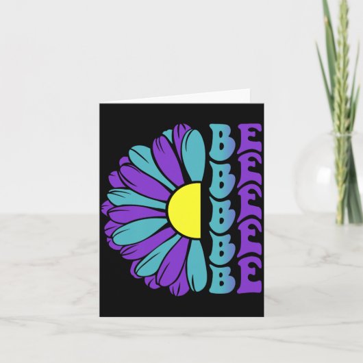 Wees Preventie Bewustzijn Suower Kaart (Voorkant)
