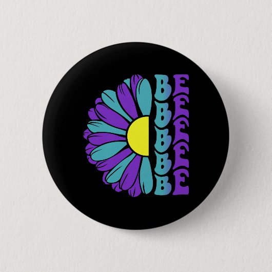Wees Preventie Bewustzijn Suower Ronde Button 5,7 Cm (Voorkant)