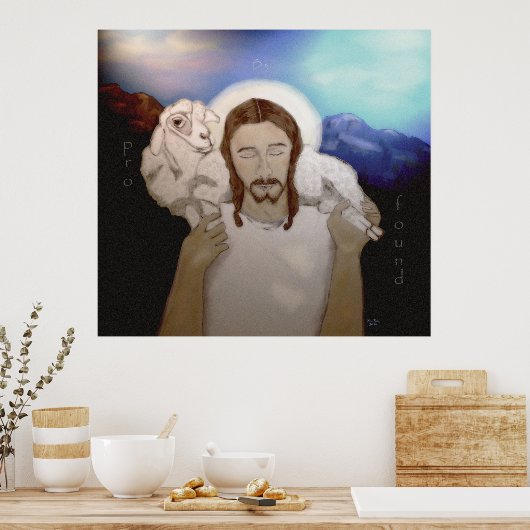 Wees Pro Found (De Goede Herder) Poster (Keuken)