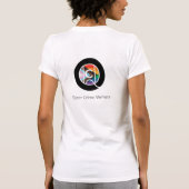 Wees Queer, schrijf misdaden T-shirt (Achterkant)