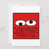 Wees raar bedankkaart (Voorkant)