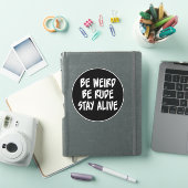 Wees raar, wees ruw, blijf leven in Sticker (iPad Cover)