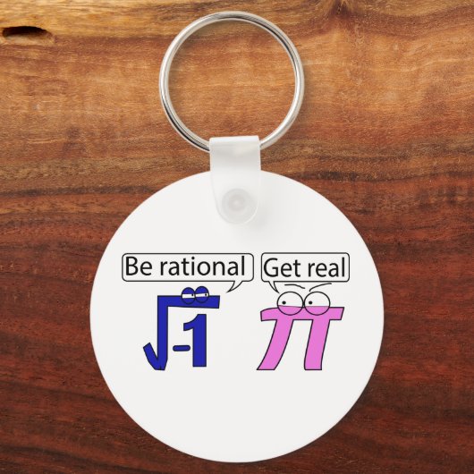 Wees rationeel! Echte! Sleutelhanger (Voorkant)