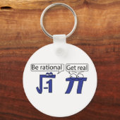 Wees rationeel! Echte! Sleutelhanger (Voorkant)