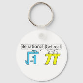 Wees rationeel! Echte! Sleutelhanger (Voorkant)