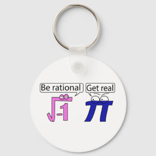 Wees rationeel! Echte! Sleutelhanger