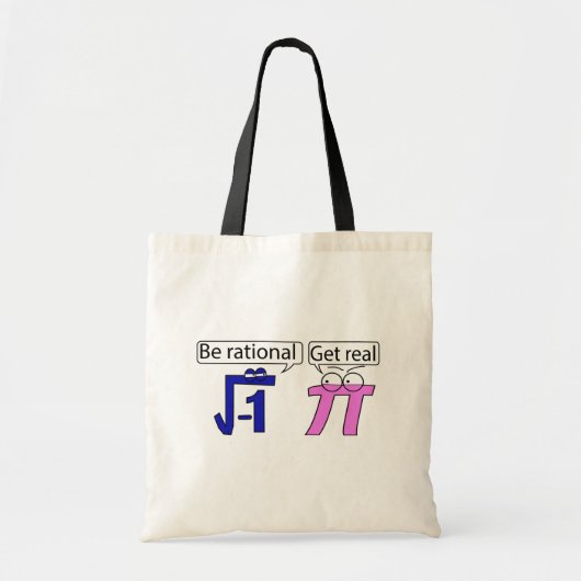 Wees rationeel! Echte! Tote Bag (Voorkant)