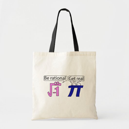 Wees rationeel! Echte! Tote Bag (Voorkant)