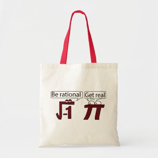 Wees rationeel! Echte! Tote Bag (Voorkant)