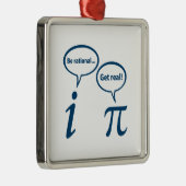 Wees rationeel en bekijk de Wiskunde Metalen Ornament (Rechts)