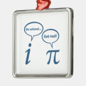 Wees rationeel en bekijk de Wiskunde Metalen Ornament (Links)