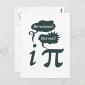 wees rationeel! Realiseer je! Briefkaart (Voorkant / Achterkant)