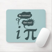 wees rationeel! Realiseer je! Muismat (Met muis)