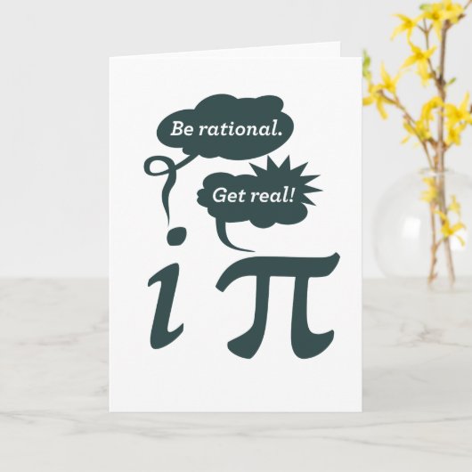 Wees rationeel, wees echt! kaart (Gele Bloem)