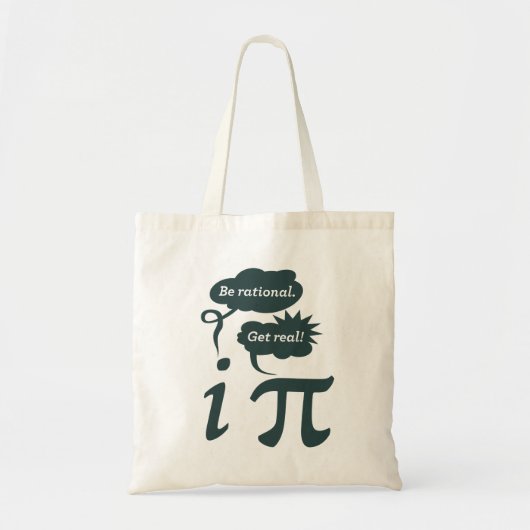 Wees rationeel, wees echt! tote bag (Voorkant)