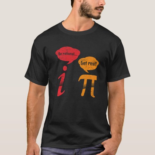 Wees rationeel Word echt T-shirt (Voorkant)