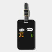 Wees Realistisch Wees Rationeel Grappige Wiskunde  Bagagelabel (Voorkant verticaal)