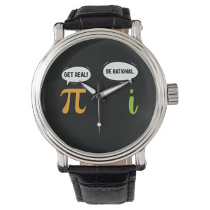 Wees Realistisch Wees Rationeel Grappige Wiskunde  Horloge