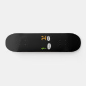 Wees Realistisch Wees Rationeel Grappige Wiskunde Persoonlijk Skateboard (Horizontaal)