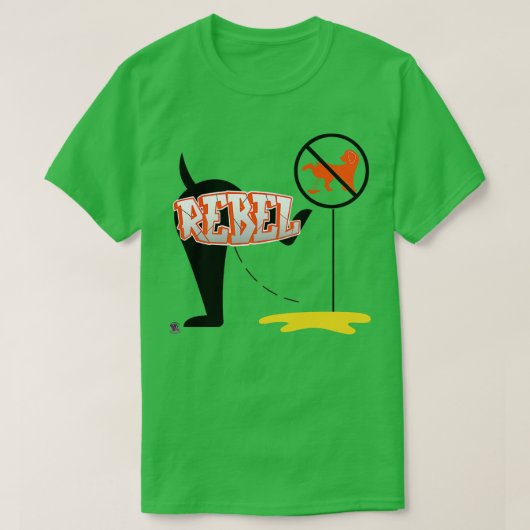 Wees rebel t-shirt (Design voorkant)