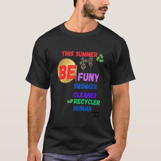 Wees Recycler T-shirt (Voorkant)