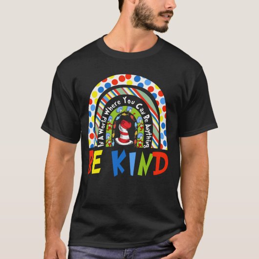 wees regenboog grimas t-shirt (Voorkant)