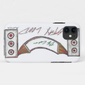 Wees rustig blijf luid in de telefooncel Case-Mate iPhone case (Achterkant (horizontaal))