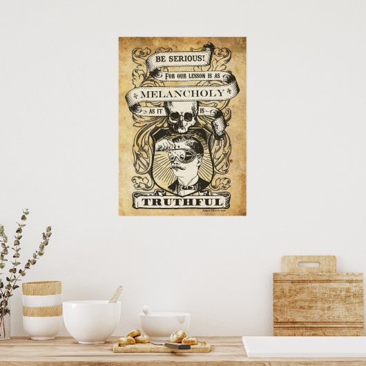 Wees serieus! Odd Fellows-initiatie Poster (Keuken)